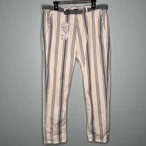 NEVER WORN Chino Striped Pants